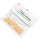 BUBBLEBEE CABLE SAVER For lavalier microphones, beige, pack of 4