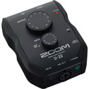 ZOOM U-22 USB AUDIO INTERFACE 2x2, mic/line in, +48V phantom, battery/bus powered