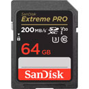 SANDISK SDSDXXU-064G-GN4IN EXTREME PRO 64GB SDXC MEMORY CARD, UHS-I U3, class 10, 200MB/s