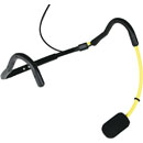 TRANTEC HM-66 (SJ66-YE) MICROPHONE Headworn, aerobics, supercardioid, 3.5mm screw jack, yellow