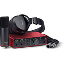 FOCUSRITE SCARLETT 2i2 STUDIO 4TH GEN AUDIO INTERFACE Bundle with microphone, cable, and headphones