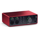 FOCUSRITE SCARLETT 4i4 4TH GEN AUDIO INTERFACE 4x4, USB-C, 2x mic preamps