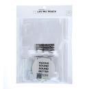 BUBBLEBEE LAV MIC POUCH Ziplock, transparent, 3x large, 3x small, pack of 6