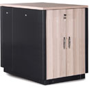 LANDE ES4207142/B-L ACOUSTIC RACK CABINET 42U, 750 wide, 1130 deep, black with maple panels