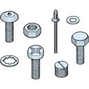 EDAC Cover screws, Size B (UNC thread) (pack of 10)