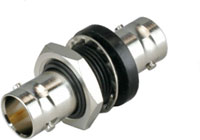 TELEGARTNER BNC CONNECTORS - Female, panel - Back to back - 3G HD-SDI