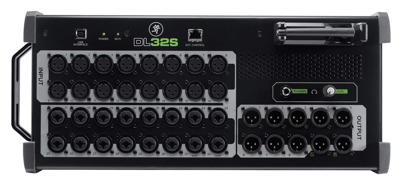 MACKIE DL32S MIXER Digital, 32-channel, stagebox/4U rackmount, DSP, Wi-Fi contro